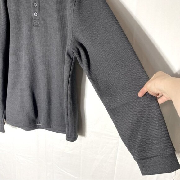 B.C. Clothing Grey Waffle Fleece Lined Pullover Sweatshirt XXL - Picture 12 of 14